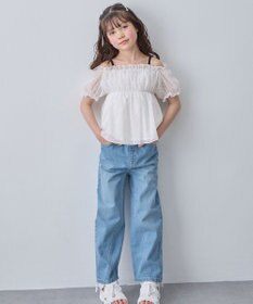 ANY KIDS 【一部店舗/WEB先行販売アイテム】2WAY シアードビーブラウス
