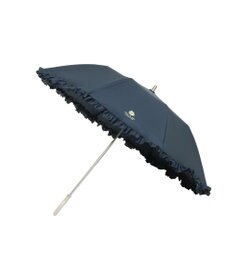 MOONBAT 【晴雨兼用折りたたみ日傘】ポール & ジョー (PAUL & JOE ACCESSOIRES) クリザンテームワンポイントフリル 一級遮光99.99% 遮熱 UV 晴雨兼用
