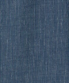 JOSEPH ABBOUD 【サスティナブル・７分袖】コットンリヨセルリネンコードストライプ シャツ