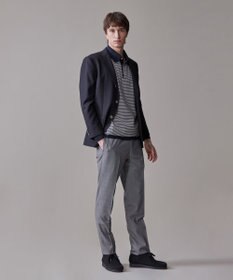 J.PRESS MEN 【Peppin Merino Comfort】【ウォッシャブル可 / 折り目加工】バーズアイ スラックス / ノータック