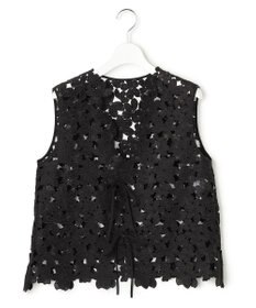 23区 【GOLD LABEL/見上愛さん着用】エンブロイダリーレース ジレ