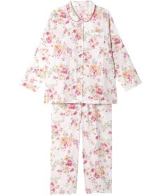 Wing パジャマ 長袖 長ズボン 綿100％ 二重ガーゼ素材 レディース EP7033 ウイング／ワコール