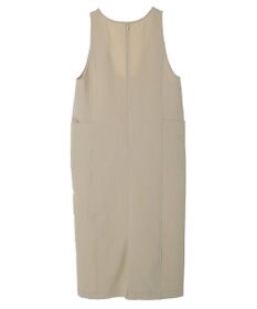 AMERICAN HOLIC イージーケアＵネックＩラインワンピース