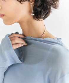 #Newans 【洗濯機可能】フレアカフスシアープルオーバー