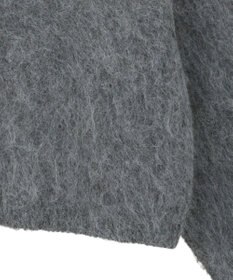 earth music&ecology クルーネックシャギーカーディガン