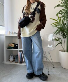 WEGO サークルポーチ付きスクエアショルダー