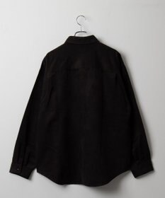 WEGO フェイクスウェードワンポイントBIGシャツ（LS）