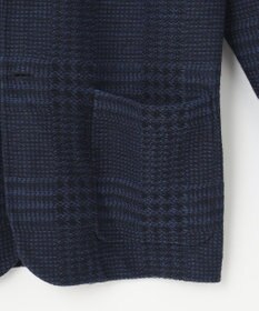 JOSEPH ABBOUD 【驚きの軽量ウール】KARLKARL チェック柄 ニットジャケット