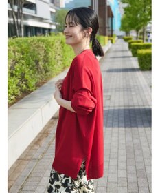 CRAFT STANDARD BOUTIQUE UVカット/接触冷感/マシンウォッシャブル/Vネックビッグニットカーディガン