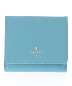LANVIN en Bleu リュクサンブールカラー 外ボックス二つ折り財布