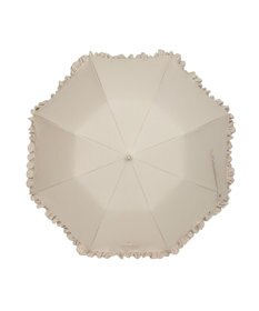 MOONBAT 【晴雨兼用折りたたみ日傘】ポール & ジョー (PAUL & JOE ACCESSOIRES) クリザンテームワンポイントフリル 一級遮光99.99% 遮熱 UV 晴雨兼用