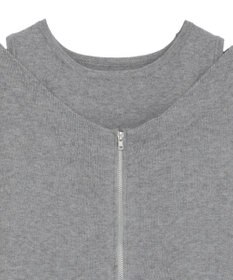 Green Parks SET2点Zipニットカーディガン+アメスリタンク