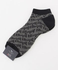 23区GOLF 【MEN】足元に華やかさを添える レジメロゴアンクル ソックス ギフトにもおすすめの一足 ブラック系5