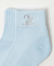 WEGO モチーフ刺繍アンクルソックス