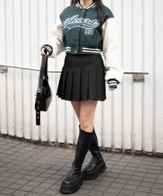 WEGO スタジアムロゴショートスタジャン