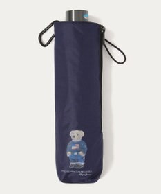 MOONBAT 【WEB限定/遮光率100%/遮熱/UV/耐風】POLO RALPH LAUREN（ポロ ラルフローレン）晴雨兼用日傘 ポロベア 無地 折りたたみ傘