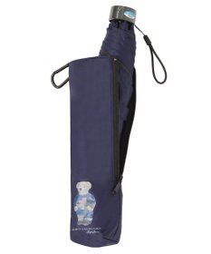 MOONBAT 【WEB限定/遮光率100%/遮熱/UV/耐風】POLO RALPH LAUREN（ポロ ラルフローレン）晴雨兼用日傘 ポロベア 無地 折りたたみ傘