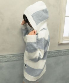 WEGO ボーダーZIPパーカー