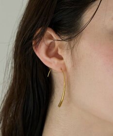 Phoebe 〈金属アレルギー対応〉エアリーフックピアス　ゴールド　ステンレス