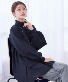 Tiaclasse 【洗える】コンビフレアニットトップス