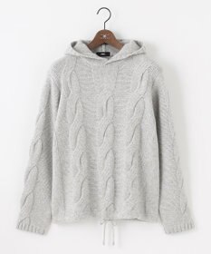 JOSEPH ABBOUD 【インポート素材/軽量】ベビーアルパカ ニットパーカー