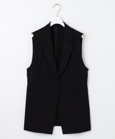 ANY SIS 【洗える】セレモニーダブルクロス ジレ ブラック
