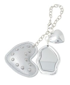 earth music&ecology ハートモチーフミラー付きチャーム