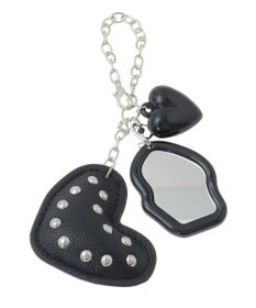 earth music&ecology ハートモチーフミラー付きチャーム