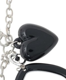 earth music&ecology ハートモチーフミラー付きチャーム