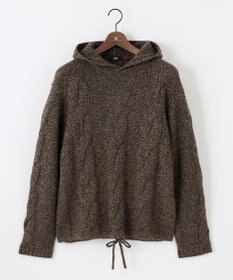 JOSEPH ABBOUD 【インポート素材/軽量】ベビーアルパカ ニットパーカー