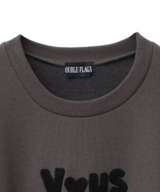 Green Parks ・ＤＯＵＢＬＥ　ＦＬＡＧＳ　サガラ刺繍スウェット