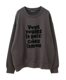 Green Parks ・ＤＯＵＢＬＥ　ＦＬＡＧＳ　サガラ刺繍スウェット