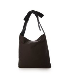 UNBILLION ペルケ perche / FOOD TEXTILE×牛革ソフトリボンハンドルトート