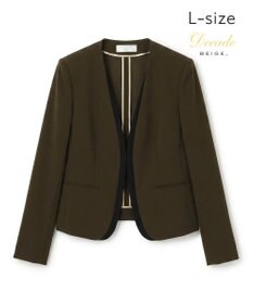 BEIGE， 【Lsize・セットアップ対応】CINDY / ダブルカラージャケット
