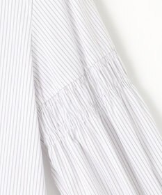 自由区 S 【洗える】シャーリング ブラウス