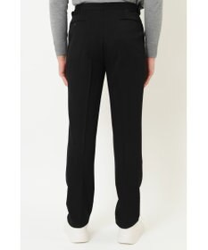 DAKS ツータックサイドベルトウールパンツ