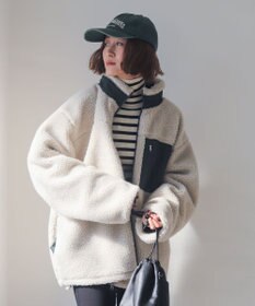 WEGO 【2025年秋冬新作アイテム/ユニセックス着用ITEM/SMLサイズ展開】ボアブルゾン