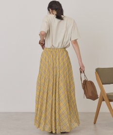 AMERICAN HOLIC 【選べる丈】チェックシアープリーツスカート