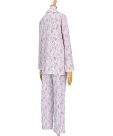 WACOAL パジャマ 長袖 長ズボン 綿100%(本体) 天竺素材 ミントン レディース NDX560 /ワコール