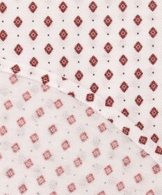 JOSEPH ABBOUD 【綿100％・ストレッチ・イージーケア】コンフォートジャージー プリント シャツ