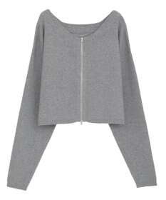 Green Parks SET2点Zipニットカーディガン+アメスリタンク