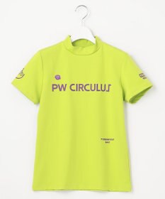 PW CIRCULUS 【WOMEN】【ストレッチ / UVケア】ロゴ モックネック シャツ ゴルフウェア レディース