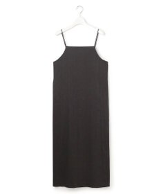 23区 【洗える】リネンレーヨンストレッチ  Iライン キャミソール ワンピース