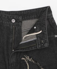 WEGO スーパーバギーフリンジデニムショーツ