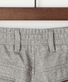 JOSEPH ABBOUD 【ストレッチ/ウエストも伸びる】ウールライクフランネルジャージーパンツ