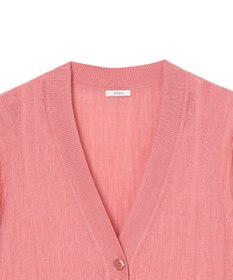 JOSEPH クリンクルリブ　カーディガン