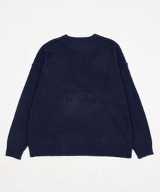 WEGO サテンワッペンニットプルオーバー