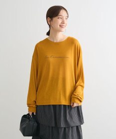 Green Parks シアーロゴ長袖プルオーバー