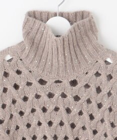 自由区 【カトリエムブーケ】Paillette mix スパンコールプルオーバーニット