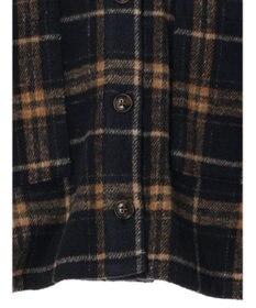 Green Parks ・ＥＬＥＮＣＡＲＥ　ＤＵＥ　シャギーチェックショートシャツ